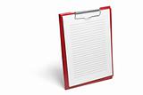 Clipboard with Papers