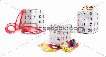 Gift Boxes with Calendar 