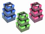 Stacks of Gift Boxes