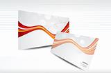 abstract business card
