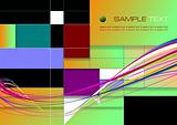 Colored geometric abstract background. Eps10 vector illustration
