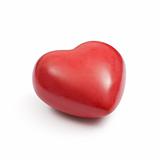 Red stone heart