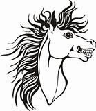 Horse head design