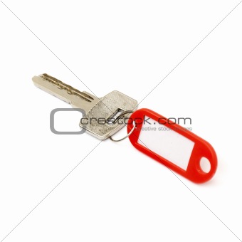 House key with blank label