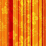 Seamless orange-red striped pattern