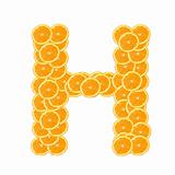 orange fruit alphabet