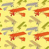 seamless pattern with isolated gliders