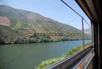 Douro River from the train