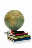 Globe and books- knowledges