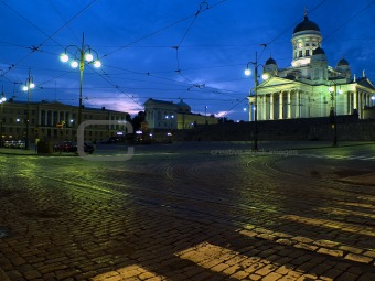 Helsinki cathedral and Senat square