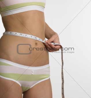 waist measurement with tape