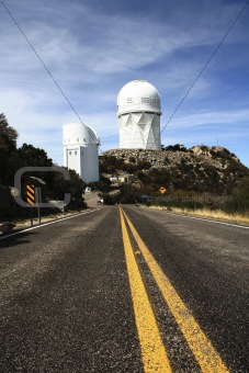 road and domes