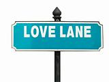 Street sign, Love Lane