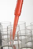 Test tubes and pipette