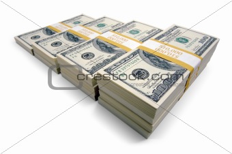 Stack of Hundred Dollar Bills