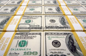 Stack of Hundred Dollar Bills