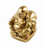 Gold Buddha Isolated