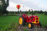 Hot Air Balloons and Tractor