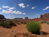 Landscape view of Monument Valley Utah