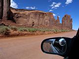 Rock formations in  Monument Valley Utah