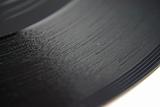 Close up of Old Vinyl Record shallow DOF