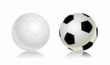 soccer balls icon set