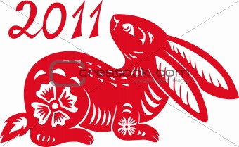 Chinese Zodiac of Rabbit Year.