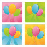 birthday balloons backgrounds