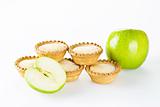 Apple pies with apples
