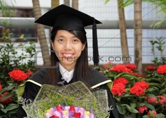 asian girl graduation