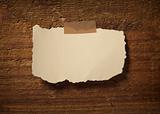 note paper  on wooden wall business