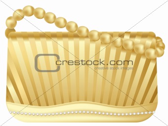 golden handbag