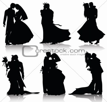 Wedding silhouettes 