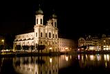 Ancient christian cathedral in Luzerne, Switzerland