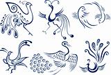 bird tattoo graphic design