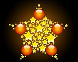 Illustration of a Christmas star