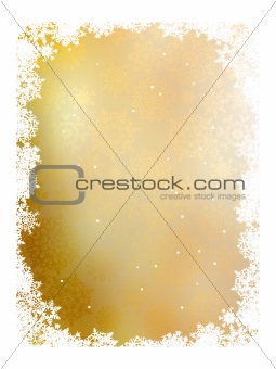 Golden christmas background. EPS 8