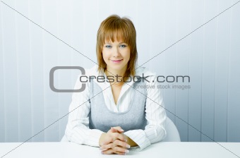 businesswoman in office