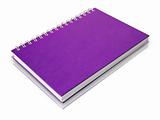 Purple cover notebook