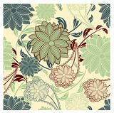 vector seamless floral background