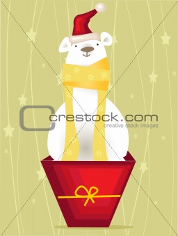 Christmas Ice Bear