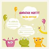 Monster party invitation