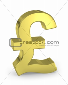Golden pound sign