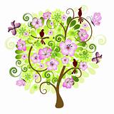 Spring  decorative tree