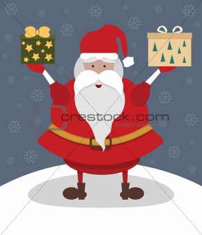 Santa Clause with presents