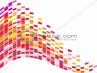 colorful square background