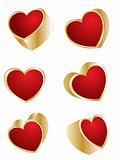 valentine`s hearts