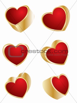 valentine`s hearts