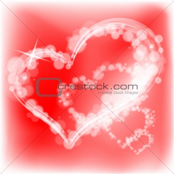 Valentine's Day heart.  Vector Illustration.