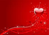 Sparkle  red  Valentine background